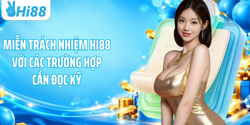 Miễn trách nhiệm HI88 với các trường hợp cần đọc kỹ năng
